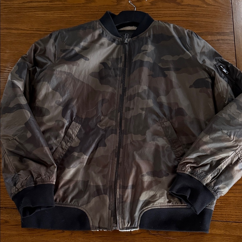 RD Style Women's Camouflage Bomber Jacket